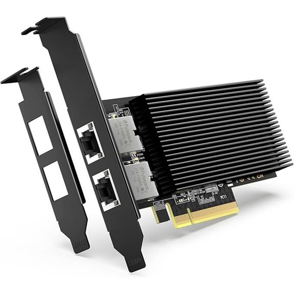 10Gbps PCIe Network Card with Dual RJ45 Ports