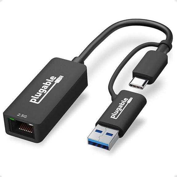Plugable 2.5G USB-C & Ethernet Adapter