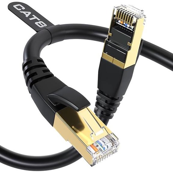 DbillionDa Cat8 Ethernet Cable 6FT High-Speed Weatherproof