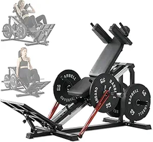 Mikolo Leg Press & Hack Squat Machine for Home