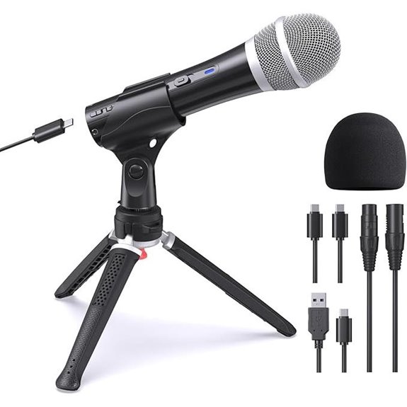 USB/XLR Dynamic Microphone for Home Recording