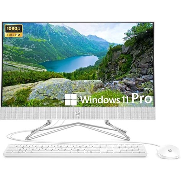 HP All-in-One Desktop with 21.5 FHD Display