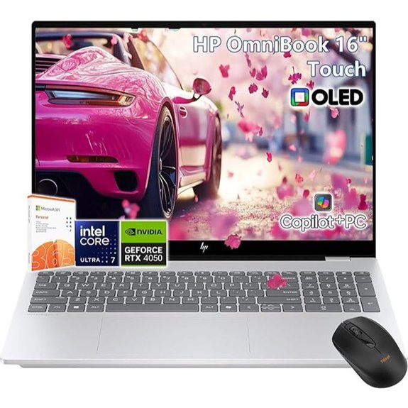 HP OmniBook X Touchscreen Laptop with RTX 4050