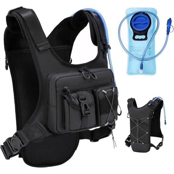 USA Patent Hydration Running Vest with Water Bladder