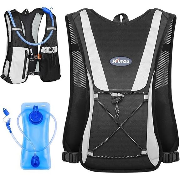 KUYOU Running Hydration Vest with 2L Water Bladder