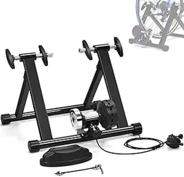Indoor Bike Trainer Stand with 8-Level Resistance