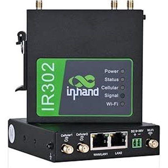InHand IR302 Industrial LTE 4G VPN Router with Dual SIM