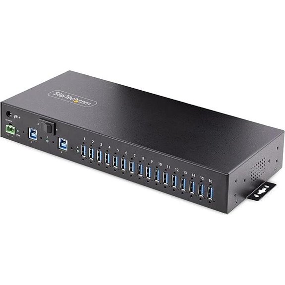 StarTech 16-Port Industrial USB 3.0 Hub with Power