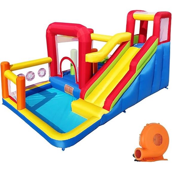 Inflatable Bounce Castle with Slide and Ball Pit
