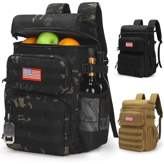 Tactical Soft Cooler Backpack for Travel & Outdoors