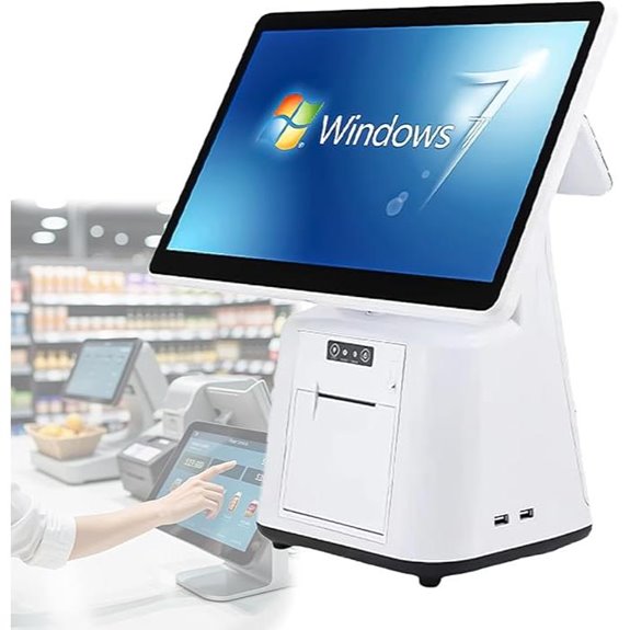 All-in-One Restaurant POS with Touchscreen and Printer
