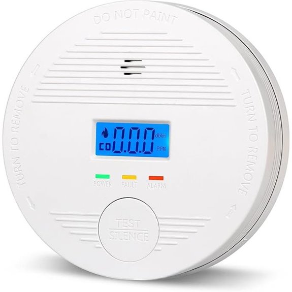 Interconnected Smoke & CO Detector with 10-Year Battery
