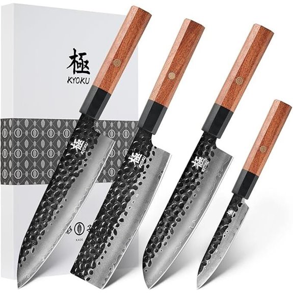 KYOKU 4-Piece Japanese Chef Knife Set