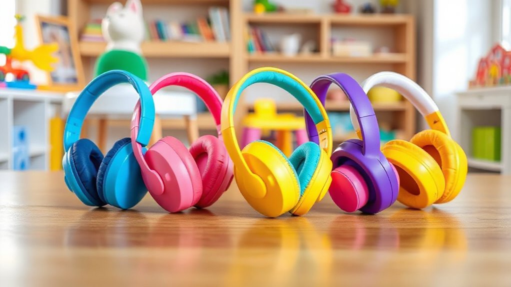 kid friendly safe volume headphones