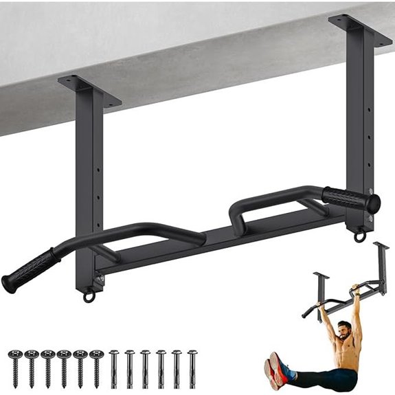 Kipika 32 Ceiling Pull Up Bar with Accessories
