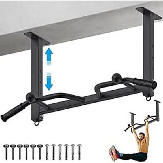Kipika 32 Ceiling Pull Up Bar with Accessories