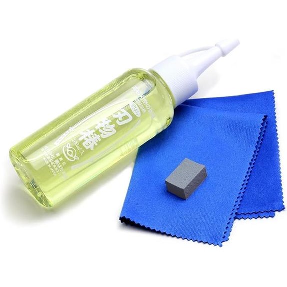 Yoshihiro Tsubaki Knife Maintenance Oil with Accessories