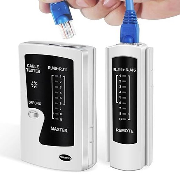 Ethernet Cable Tester for LAN and Phone Lines