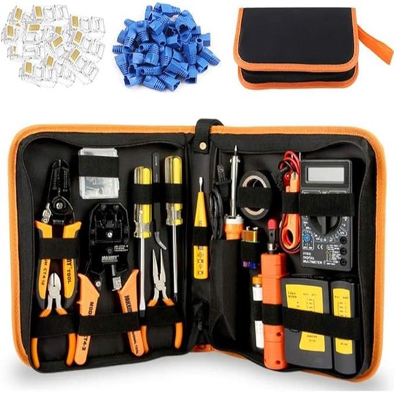 LEATBUY Network Crimp Tool Kit for LAN Cables