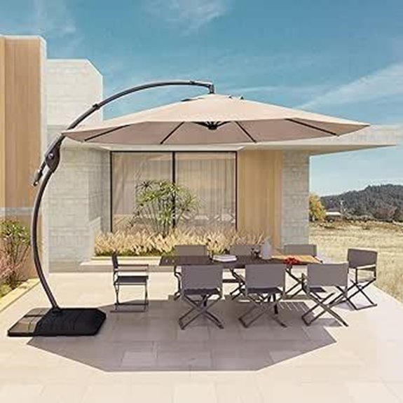 Grand Patio 11 FT Outdoor Cantilever Umbrella