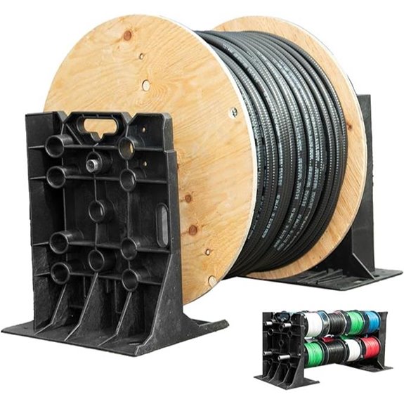 Rack-A-Tiers XL Cable Dispenser and Wire Caddy