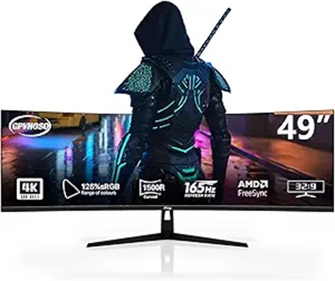 49-Inch Curved Ultrawide 4K Gaming Monitor