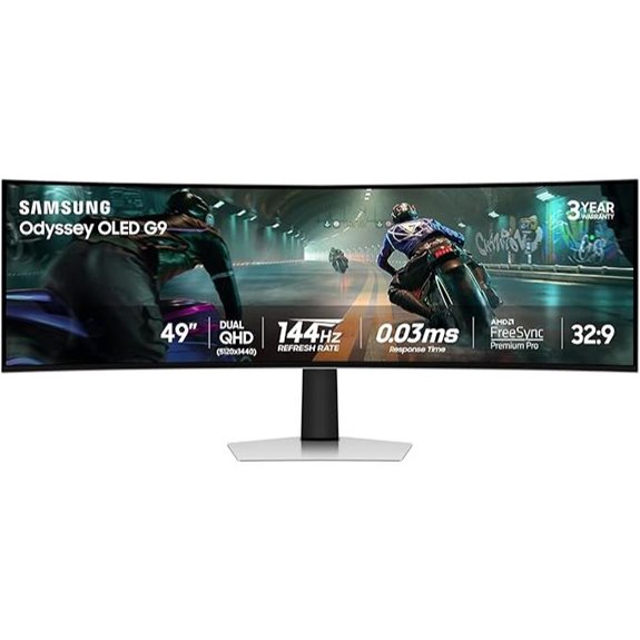 large curved oled monitor