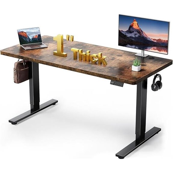 Adjustable 60x28 Inch Electric Standing Desk