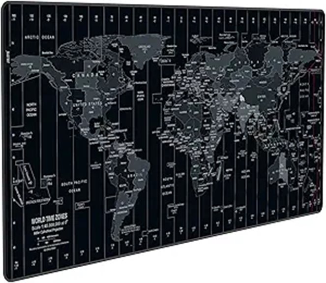 JIALONG XXL World Map Gaming Mouse Pad