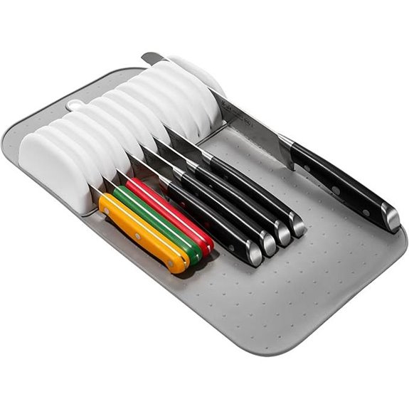 madesmart Large Knife Mat with Non-Slip Grip