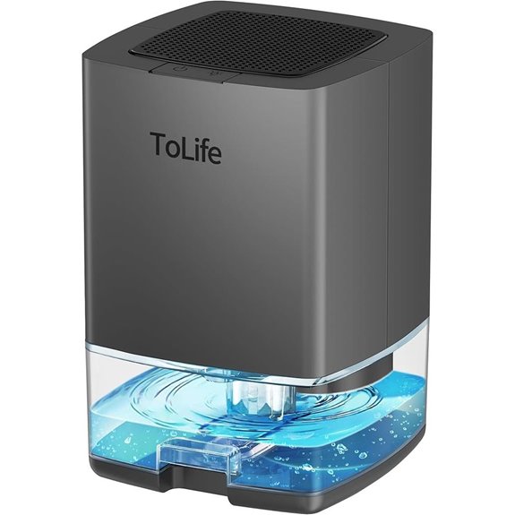 ToLife 30 OZ Portable Dehumidifier with Auto-Off