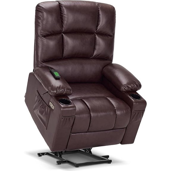 MCombo Large Power Lift Recliner with Massage and Heat