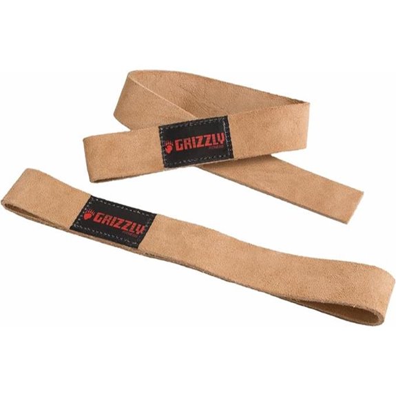 Grizzly Leather Lifting Wrist Straps (Pair 1.5)
