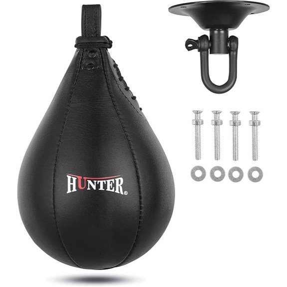 Hunter Leather Speed Bag with Swivel