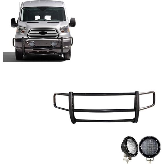 Black Horse Spartan Grille Brush with LED Lights