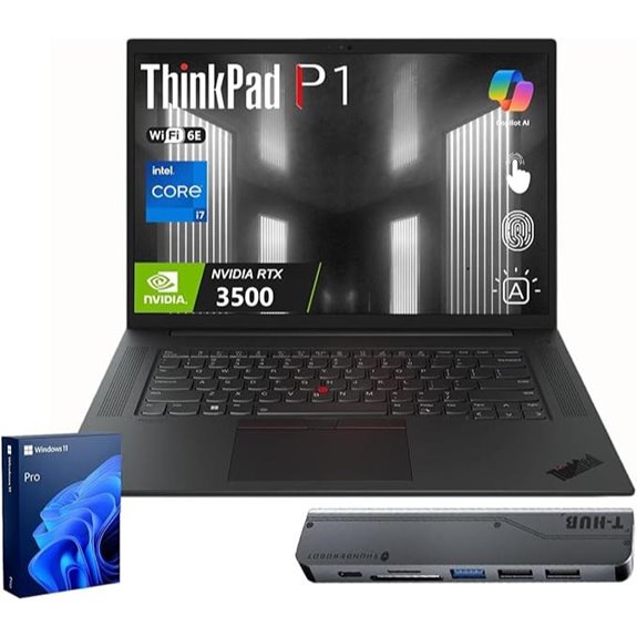 Lenovo ThinkPad P1 16 4K OLED Laptop with RTX 3500