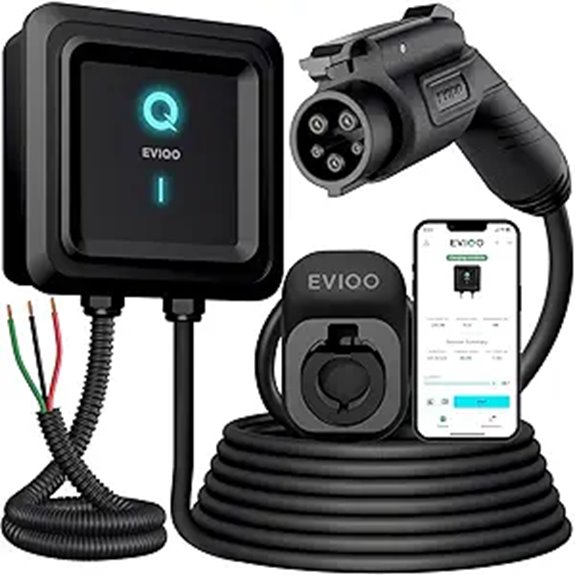 EVIQO Level 2 48A EV Charger Wall Station