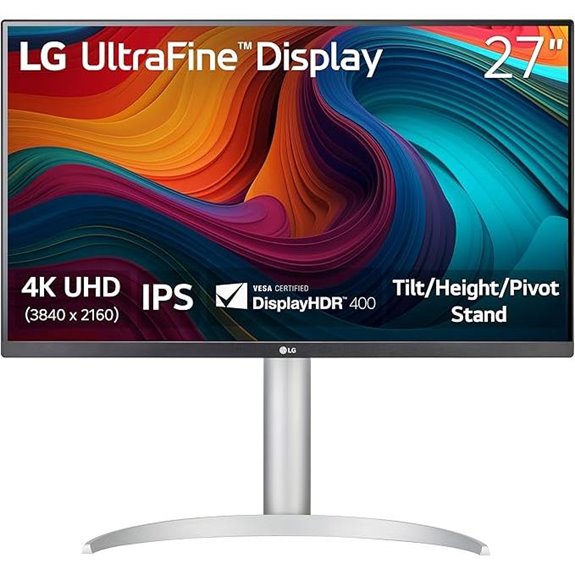 LG 27UP650K-W 27-inch 4K UHD IPS Monitor