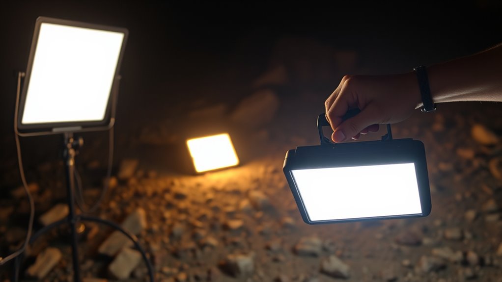 lighting quality and portability