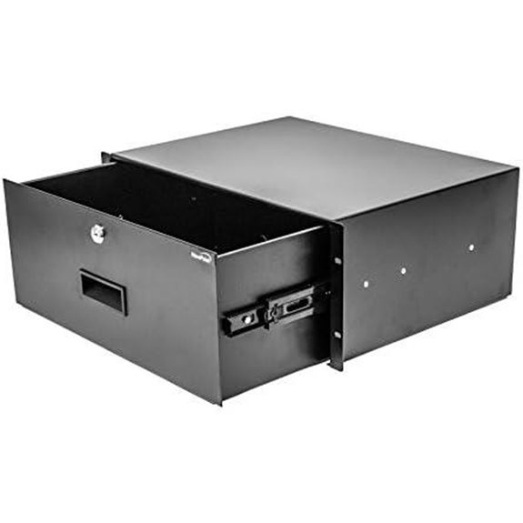 NavePoint 19 Inch Lockable Server Rack Cabinet Drawer