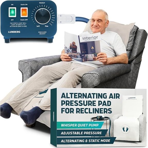 Lunderg Alternating Air Pressure Pad for Recliner