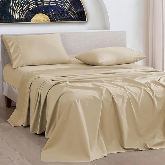 URBANHUT King Egyptian Cotton Bed Sheet Set