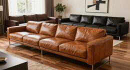luxury leather couch selection
