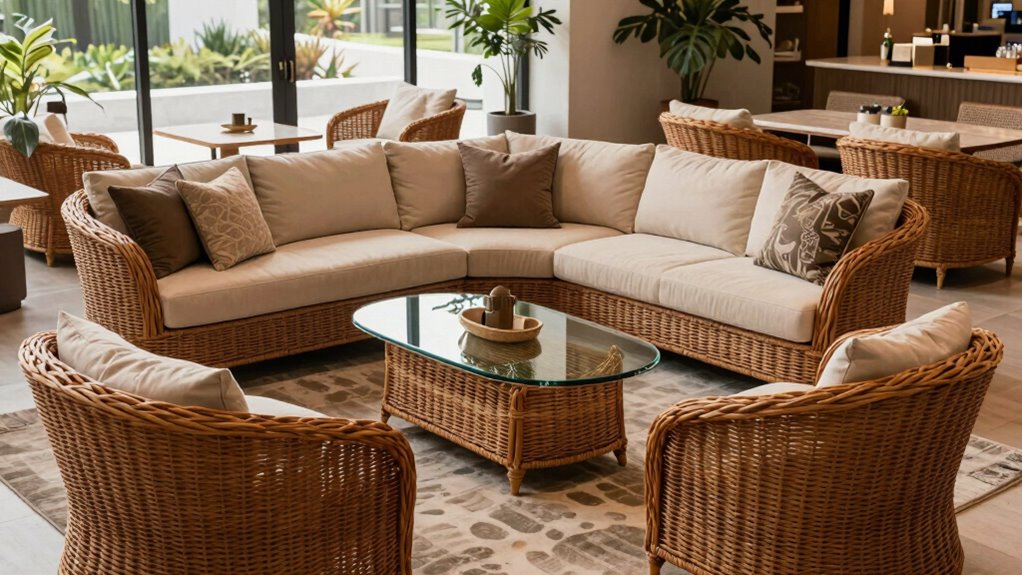 luxury wicker furniture collection