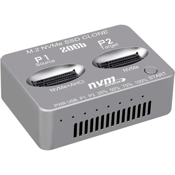 M.2 NVMe SSD Duplicator & Docking Station