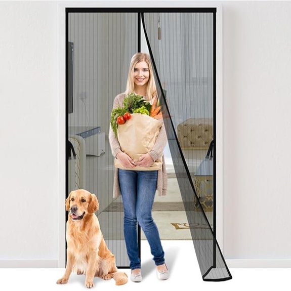 Magnetic Screen Door 36x82 Hands-Free Mesh Bug Proof
