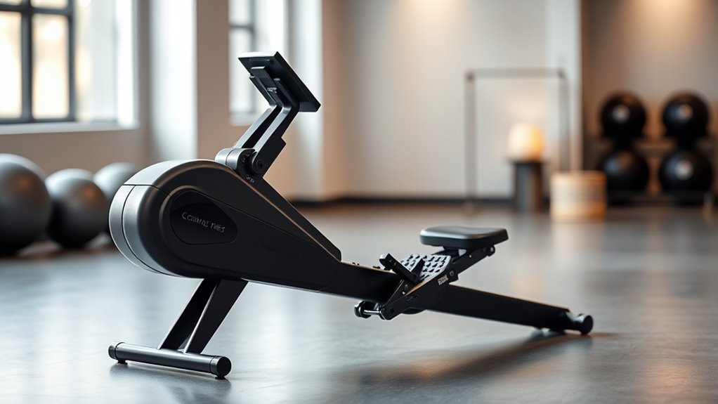 magnetic rowing machine features