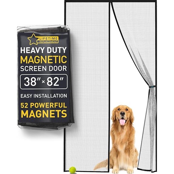 Flux Phenom Magnetic Screen Door with Auto-Seal