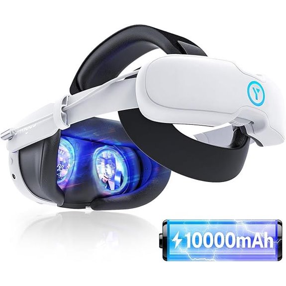 YOGES 10,000mAh Magnetic VR Headstrap for Meta Quest 3