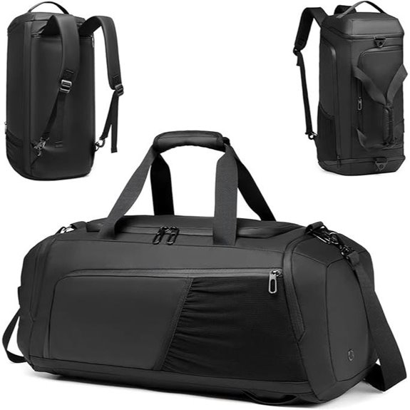 Gym Bag for Men with Shoes & Laptop Compartments